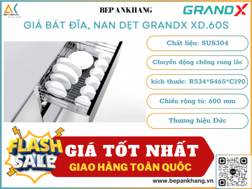 Giá bát đĩa nan dẹp GRANDX XD.60S- 600mm